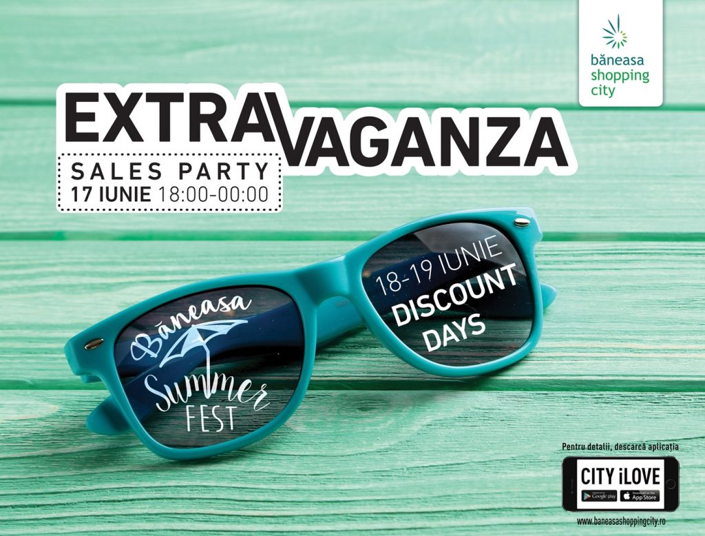 Incepe Extravaganza Sales Party la Baneasa Shopping City