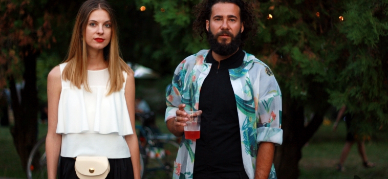 Cool&relaxed outfits at Appletone party